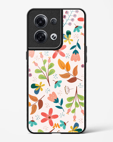 Canvas Art in Bloom Glass Case Phone Cover (Oppo)