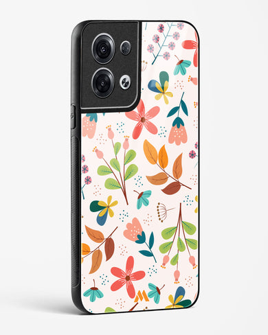 Canvas Art in Bloom Glass Case Phone Cover (Oppo)