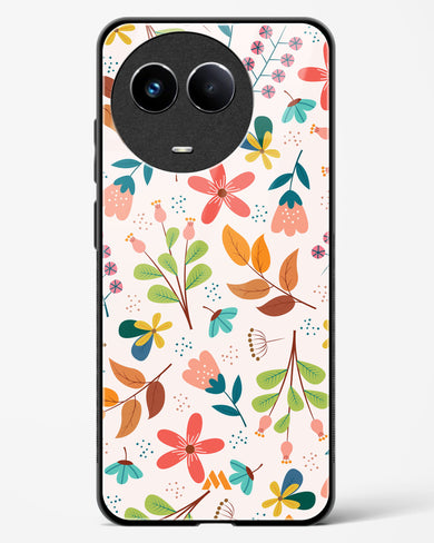 Canvas Art in Bloom Glass Case Phone Cover (Realme)