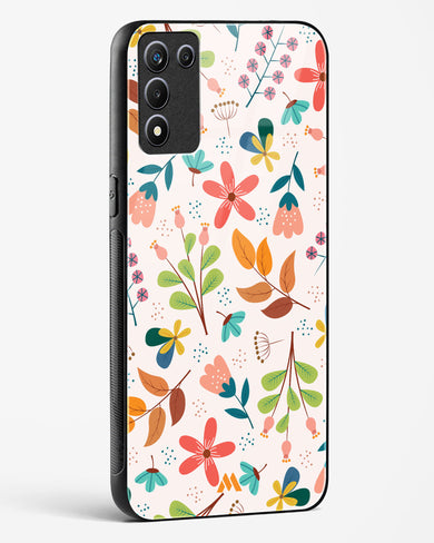 Canvas Art in Bloom Glass Case Phone Cover (Realme)