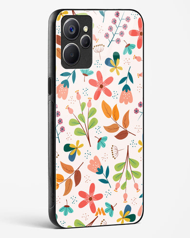 Canvas Art in Bloom Glass Case Phone Cover (Realme)