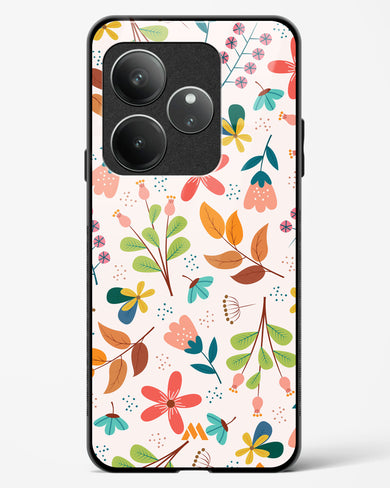 Canvas Art in Bloom Glass Case Phone Cover (Realme)