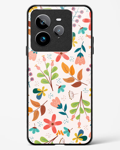 Canvas Art in Bloom Glass Case Phone Cover (Realme)