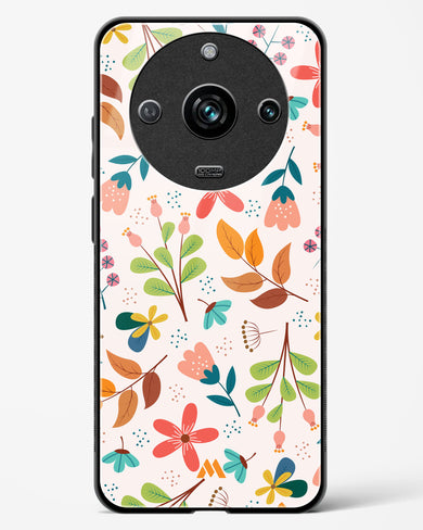 Canvas Art in Bloom Glass Case Phone Cover-(Realme)