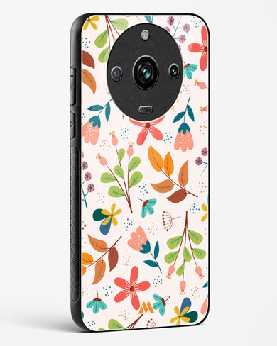 Canvas Art in Bloom Glass Case Phone Cover-(Realme)