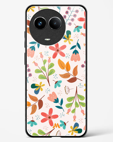 Canvas Art in Bloom Glass Case Phone Cover (Realme)