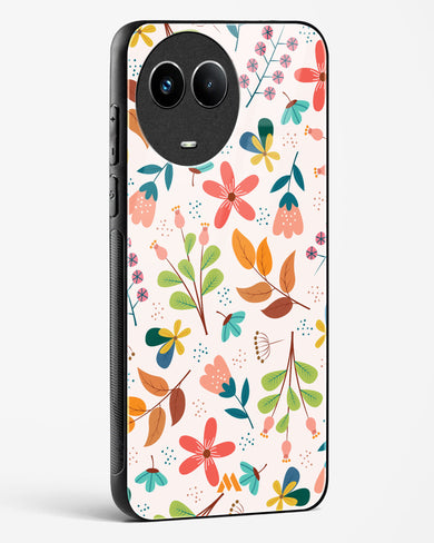 Canvas Art in Bloom Glass Case Phone Cover (Realme)