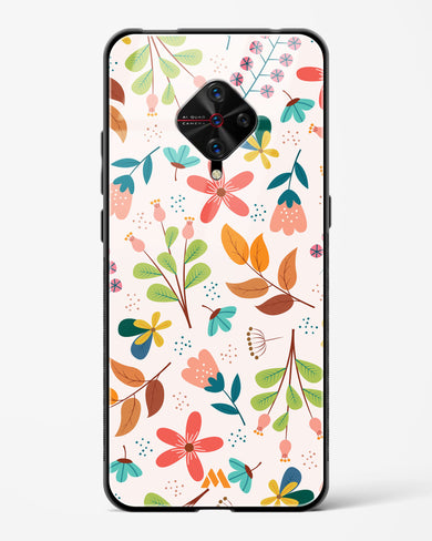 Canvas Art in Bloom Glass Case Phone Cover-(Vivo)