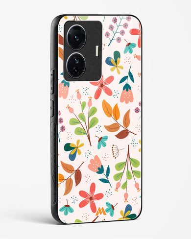 Canvas Art in Bloom Glass Case Phone Cover-(Vivo)