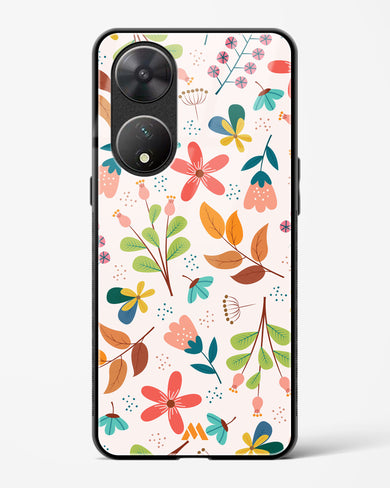 Canvas Art in Bloom Glass Case Phone Cover-(Vivo)