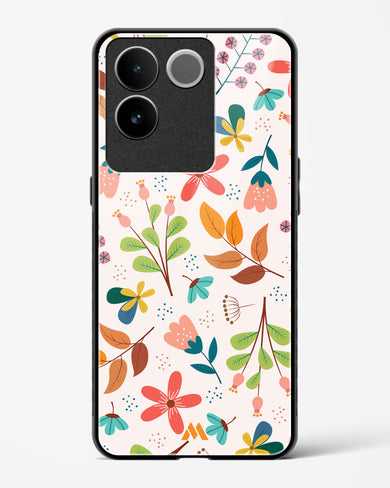 Canvas Art in Bloom Glass Case Phone Cover-(Vivo)