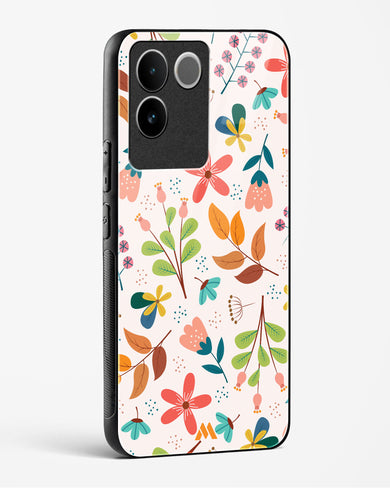 Canvas Art in Bloom Glass Case Phone Cover-(Vivo)