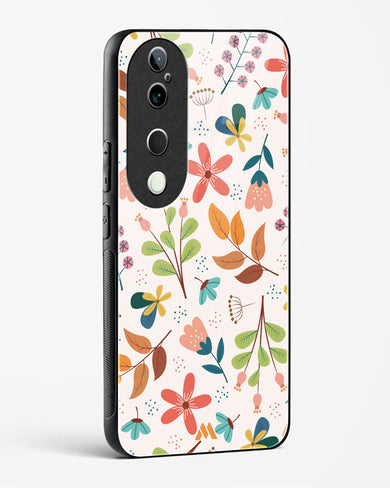 Canvas Art in Bloom Glass Case Phone Cover (Vivo)
