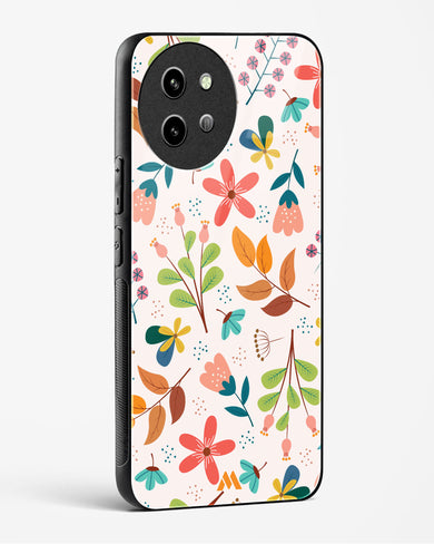 Canvas Art in Bloom Glass Case Phone Cover (Vivo)
