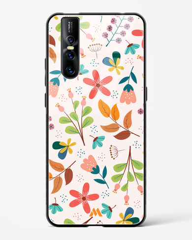 Canvas Art in Bloom Glass Case Phone Cover-(Vivo)