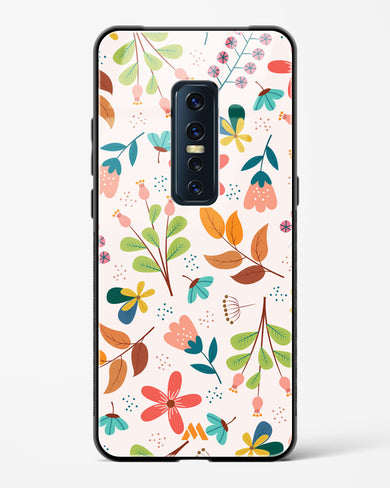 Canvas Art in Bloom Glass Case Phone Cover-(Vivo)