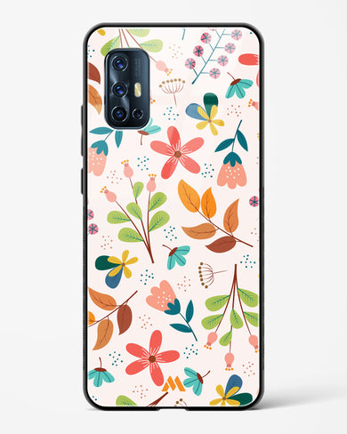 Canvas Art in Bloom Glass Case Phone Cover-(Vivo)