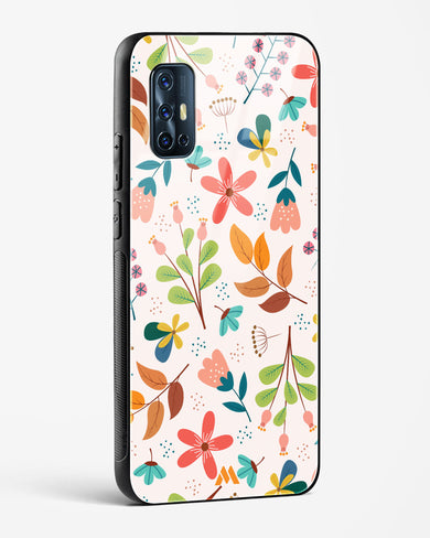 Canvas Art in Bloom Glass Case Phone Cover-(Vivo)