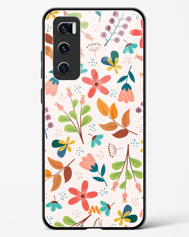 Canvas Art in Bloom Glass Case Phone Cover-(Vivo)