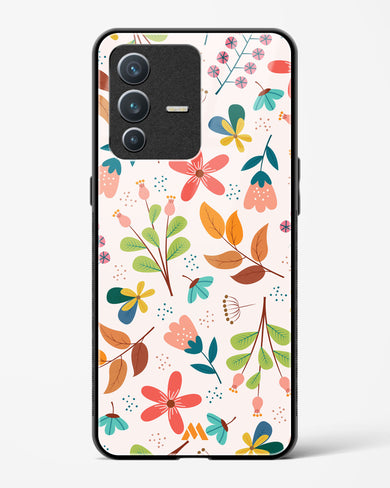 Canvas Art in Bloom Glass Case Phone Cover-(Vivo)