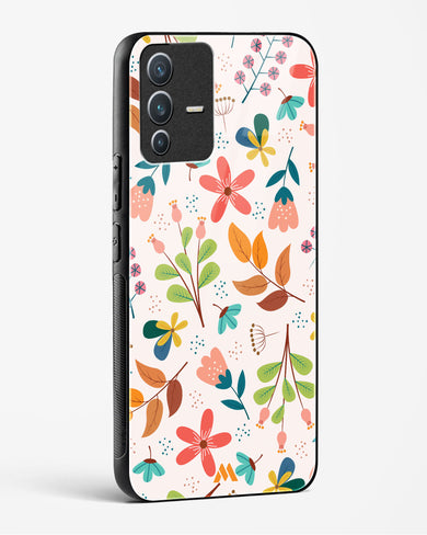 Canvas Art in Bloom Glass Case Phone Cover-(Vivo)