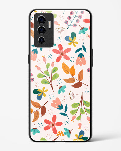 Canvas Art in Bloom Glass Case Phone Cover-(Vivo)