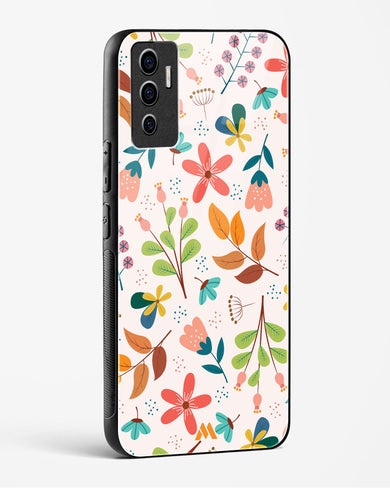 Canvas Art in Bloom Glass Case Phone Cover-(Vivo)