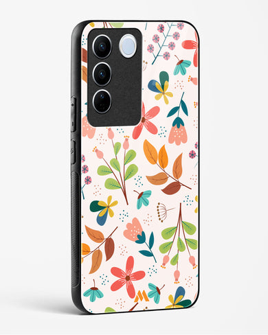 Canvas Art in Bloom Glass Case Phone Cover-(Vivo)