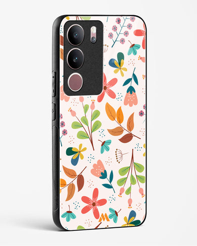 Canvas Art in Bloom Glass Case Phone Cover (Vivo)