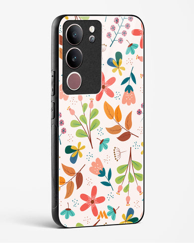 Canvas Art in Bloom Glass Case Phone Cover-(Vivo)