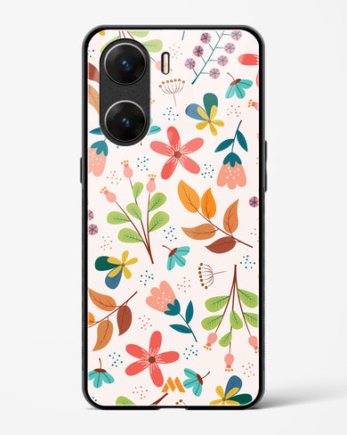 Canvas Art in Bloom Glass Case Phone Cover-(Vivo)