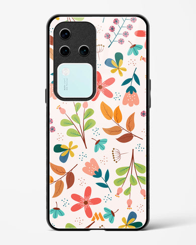 Canvas Art in Bloom Glass Case Phone Cover (Vivo)