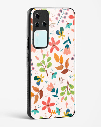 Canvas Art in Bloom Glass Case Phone Cover (Vivo)