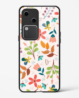 Canvas Art in Bloom Glass Case Phone Cover (Vivo)