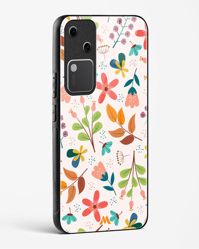 Canvas Art in Bloom Glass Case Phone Cover (Vivo)