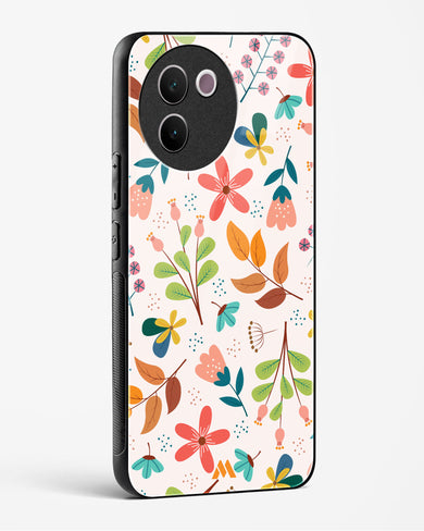 Canvas Art in Bloom Glass Case Phone Cover (Vivo)