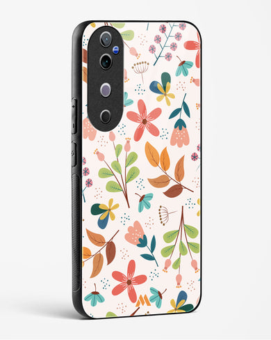 Canvas Art in Bloom Glass Case Phone Cover (Vivo)