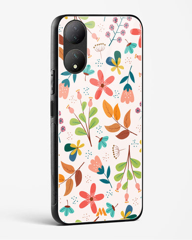 Canvas Art in Bloom Glass Case Phone Cover-(Vivo)