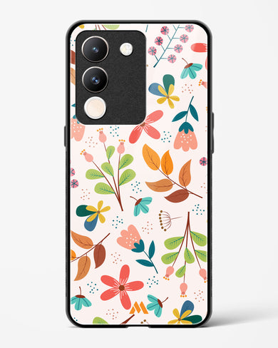 Canvas Art in Bloom Glass Case Phone Cover (Vivo)