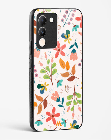 Canvas Art in Bloom Glass Case Phone Cover (Vivo)