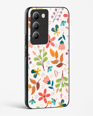 Canvas Art in Bloom Glass Case Phone Cover (Vivo)
