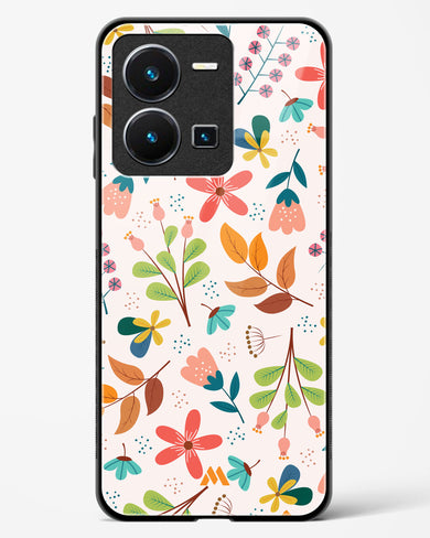 Canvas Art in Bloom Glass Case Phone Cover-(Vivo)