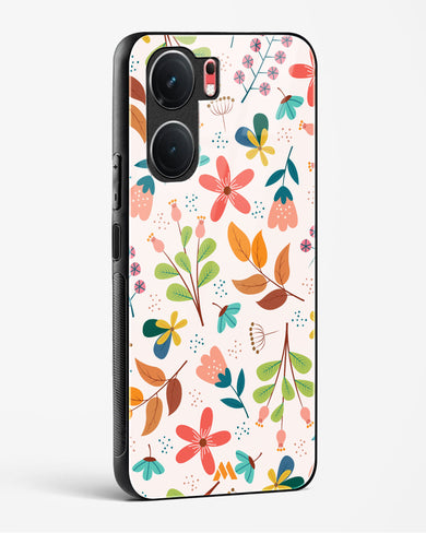 Canvas Art in Bloom Glass Case Phone Cover (Vivo)