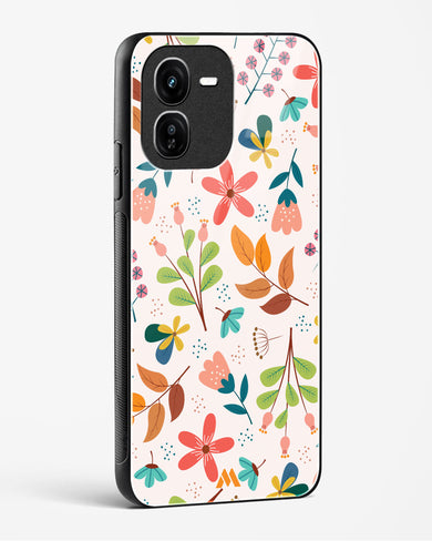 Canvas Art in Bloom Glass Case Phone Cover (Vivo)