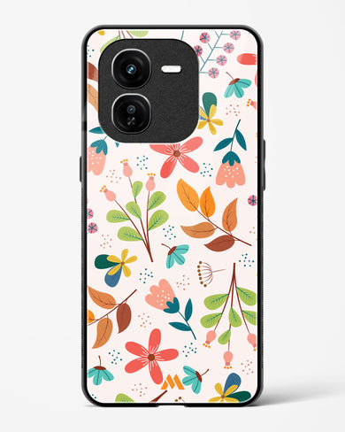 Canvas Art in Bloom Glass Case Phone Cover (Vivo)