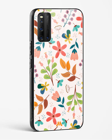 Canvas Art in Bloom Glass Case Phone Cover-(Vivo)