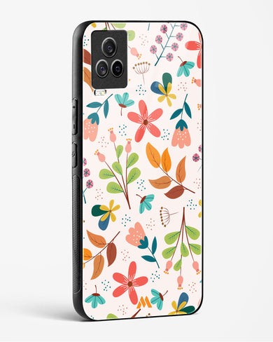 Canvas Art in Bloom Glass Case Phone Cover (Vivo)