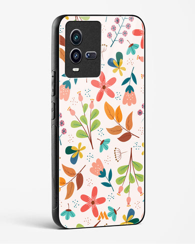 Canvas Art in Bloom Glass Case Phone Cover-(Vivo)