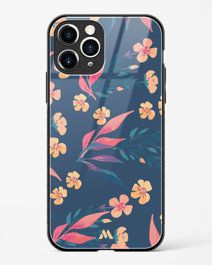 Midnight Daisies Glass Case Phone Cover (Apple)