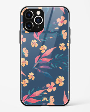 Midnight Daisies Glass Case Phone Cover (Apple)